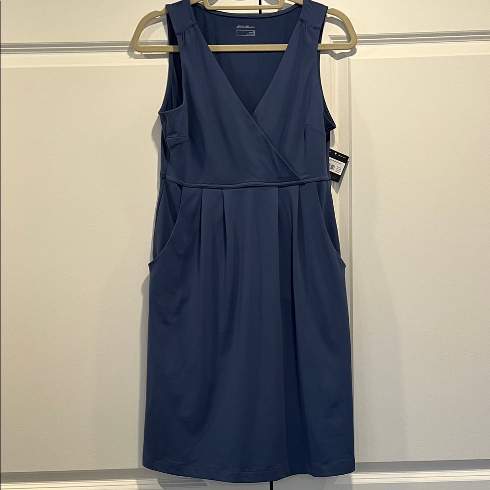 Eddie Bauer Blue Sleeveless Dress